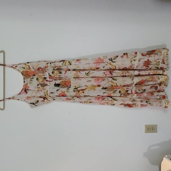 NWT Ranee's Floral bird ๐ฆ Resortwear long Dress Size Large/XL ๐ ๐บ๐บ - Picture 7 of 8